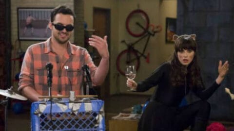 Jess e Nick guardam segredo em New Girl 1