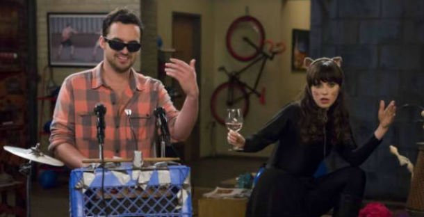 Jess e Nick guardam segredo em New Girl