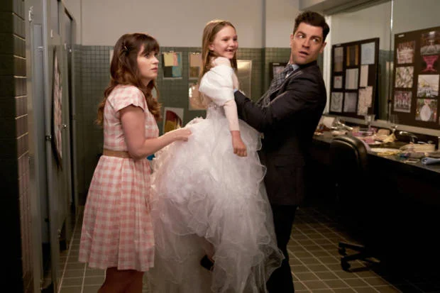 new girl casamento cece