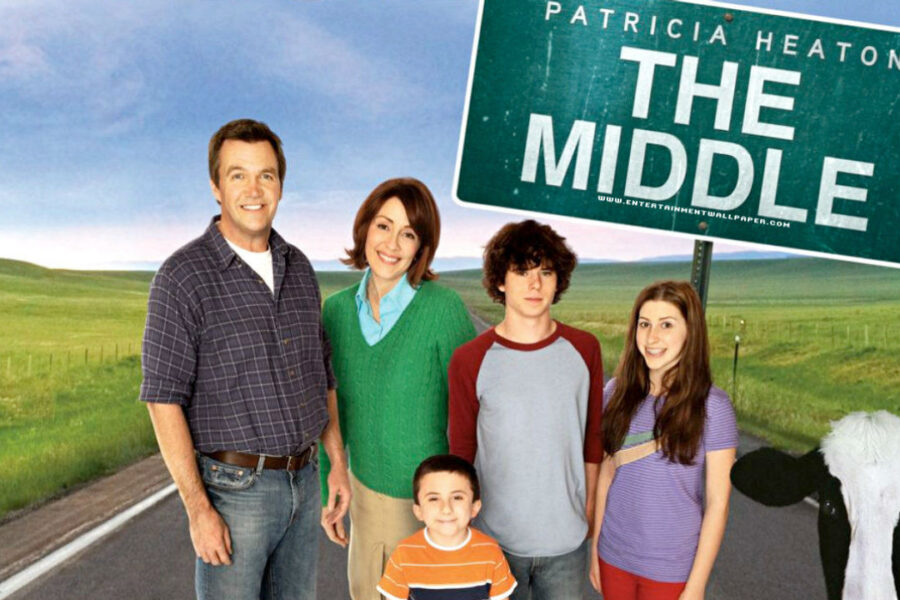 the middle