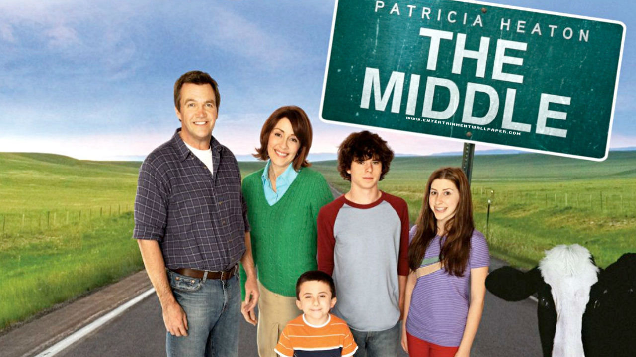 the middle